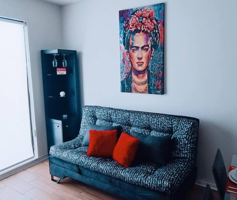 Secure, Central And Quiet Apartment Work Or Travel Mexiko-Stadt Exterior foto