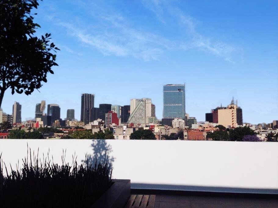 Secure, Central And Quiet Apartment Work Or Travel Mexiko-Stadt Exterior foto